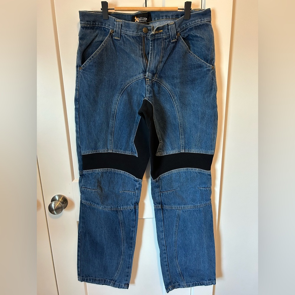 X element mens classic fit motorcycle riding jeans sz 34